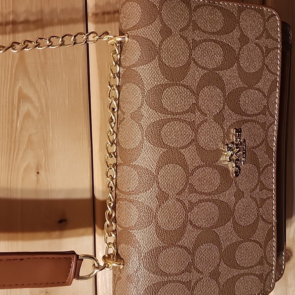 COACH Mini Klare Crossbody Bag In Colorblock Signature Canvas - Picture 5 of 11